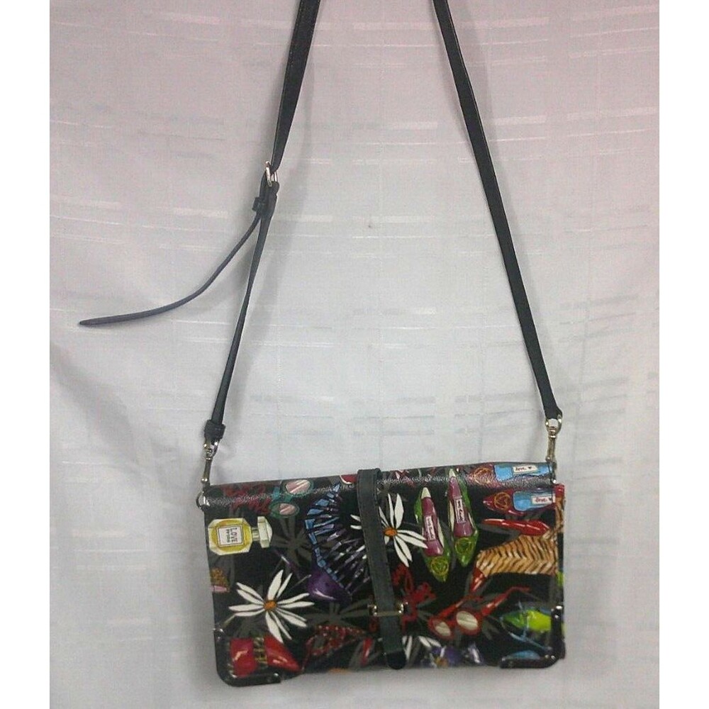 Sydney Love Purse Crossbody Shoulder Bag Black Shoes Jewelry Perfume Colorful